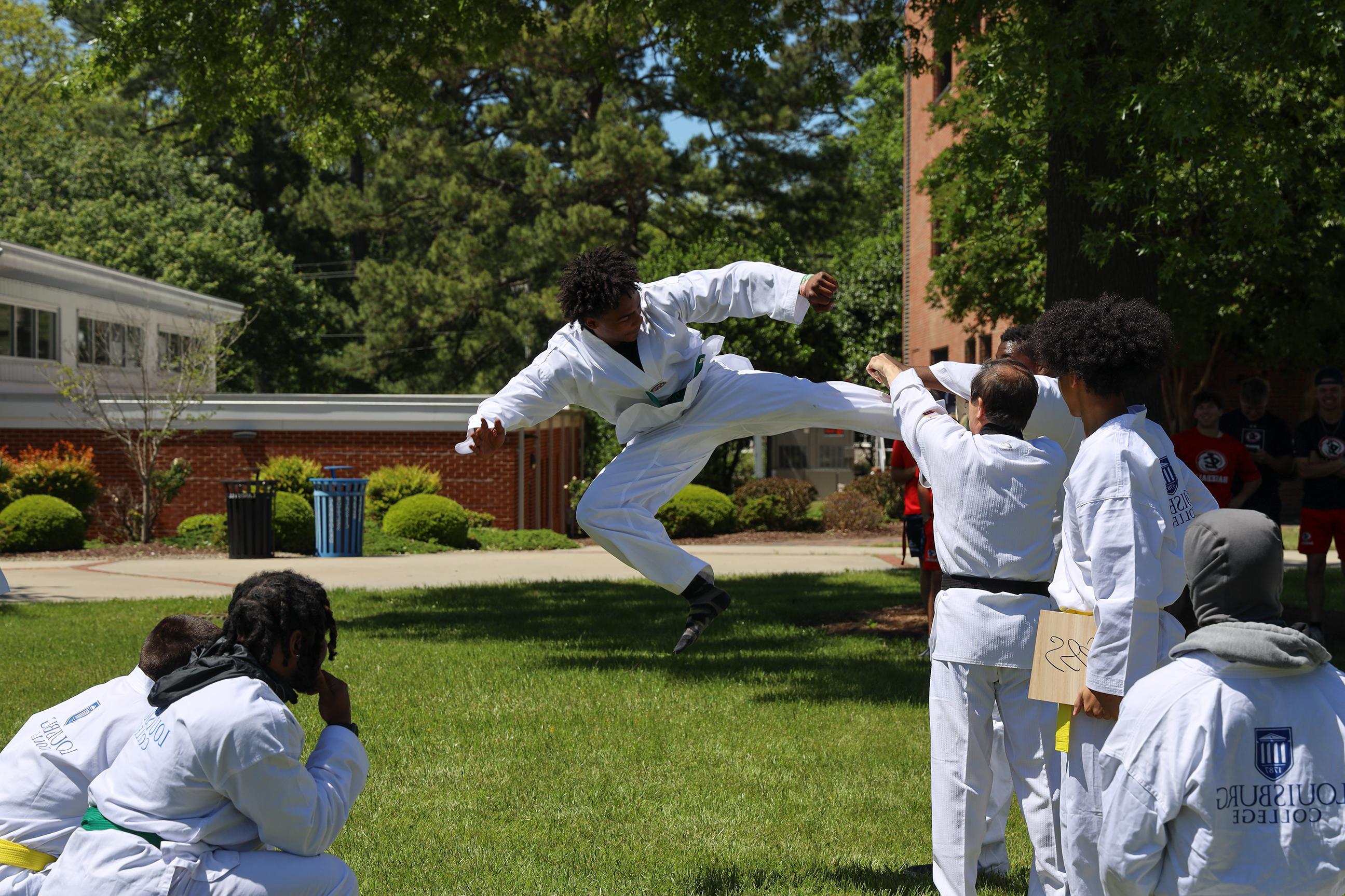 Martial Arts class semester end presentation.